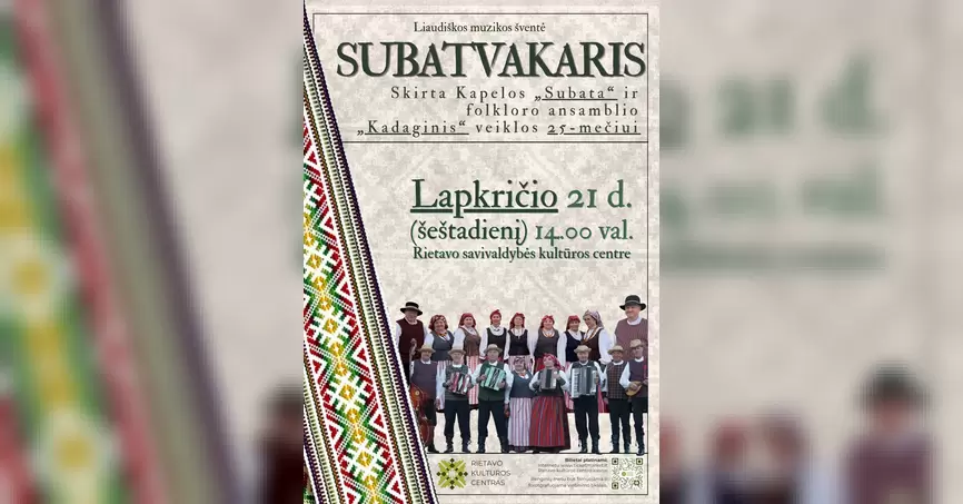 Liaudiškos muzikos šventė Subatvakaris