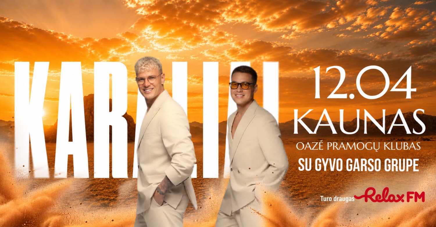 Grupė "Karaliai" koncertinis turas su gyvo garso grupe | Kaunas
