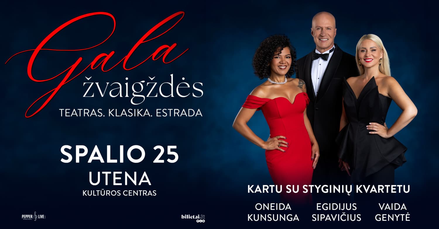 Koncertas ''GALA ŽVAIGŽDĖS'' | Utena