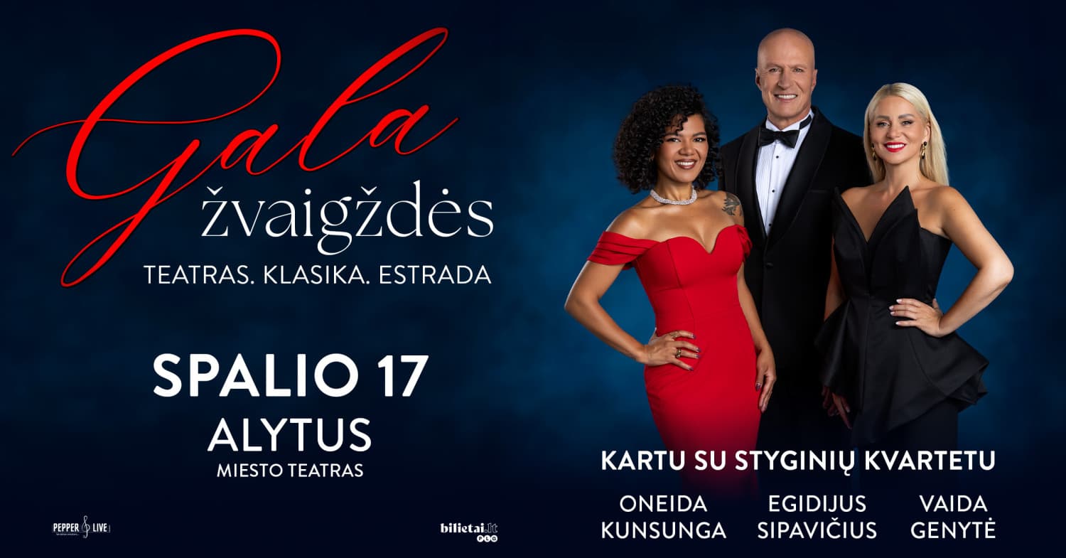 Koncertas ''GALA ŽVAIGŽDĖS'' | Alytus