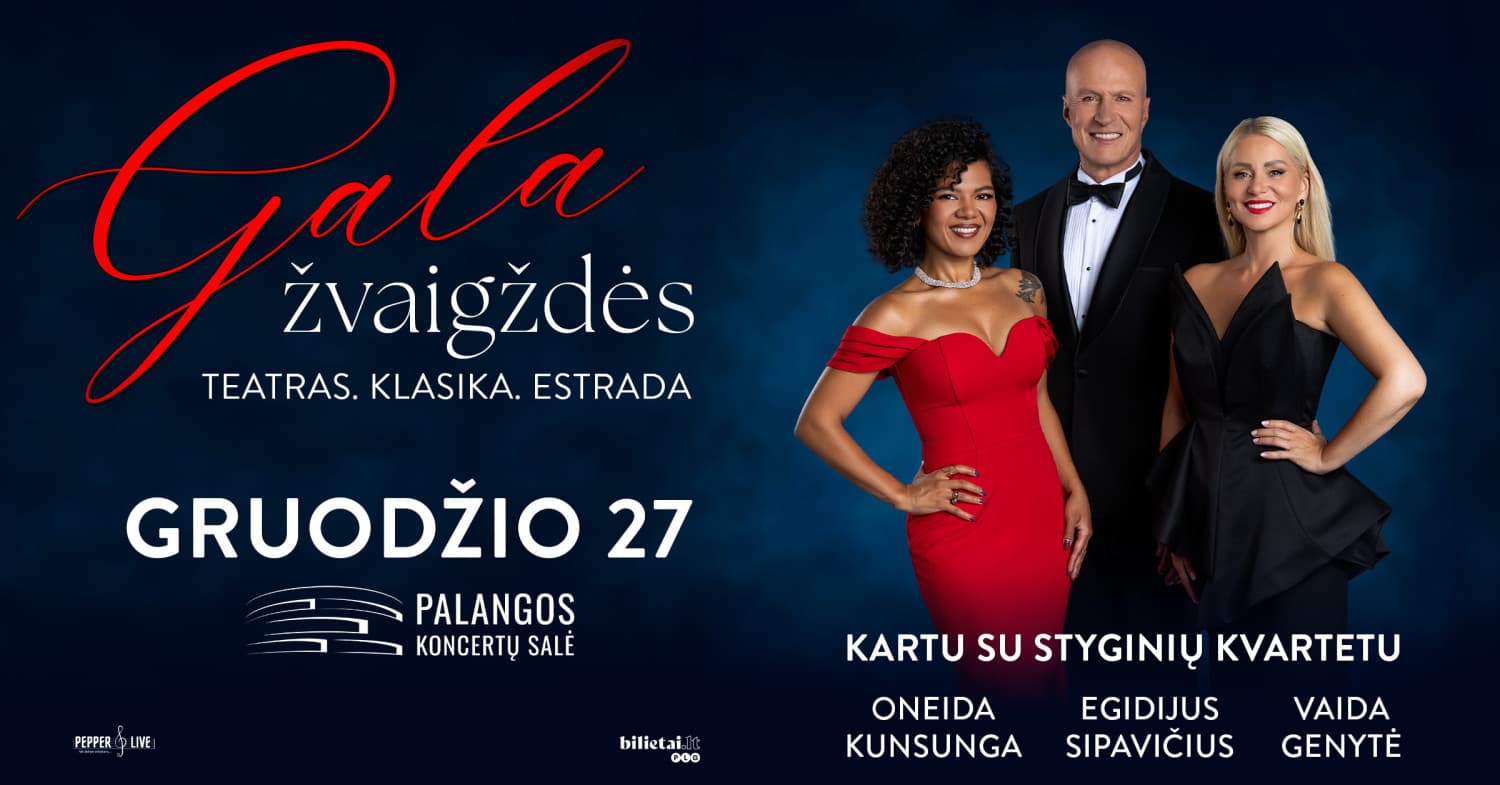 Koncertas ''GALA ŽVAIGŽDĖS'' | Palanga