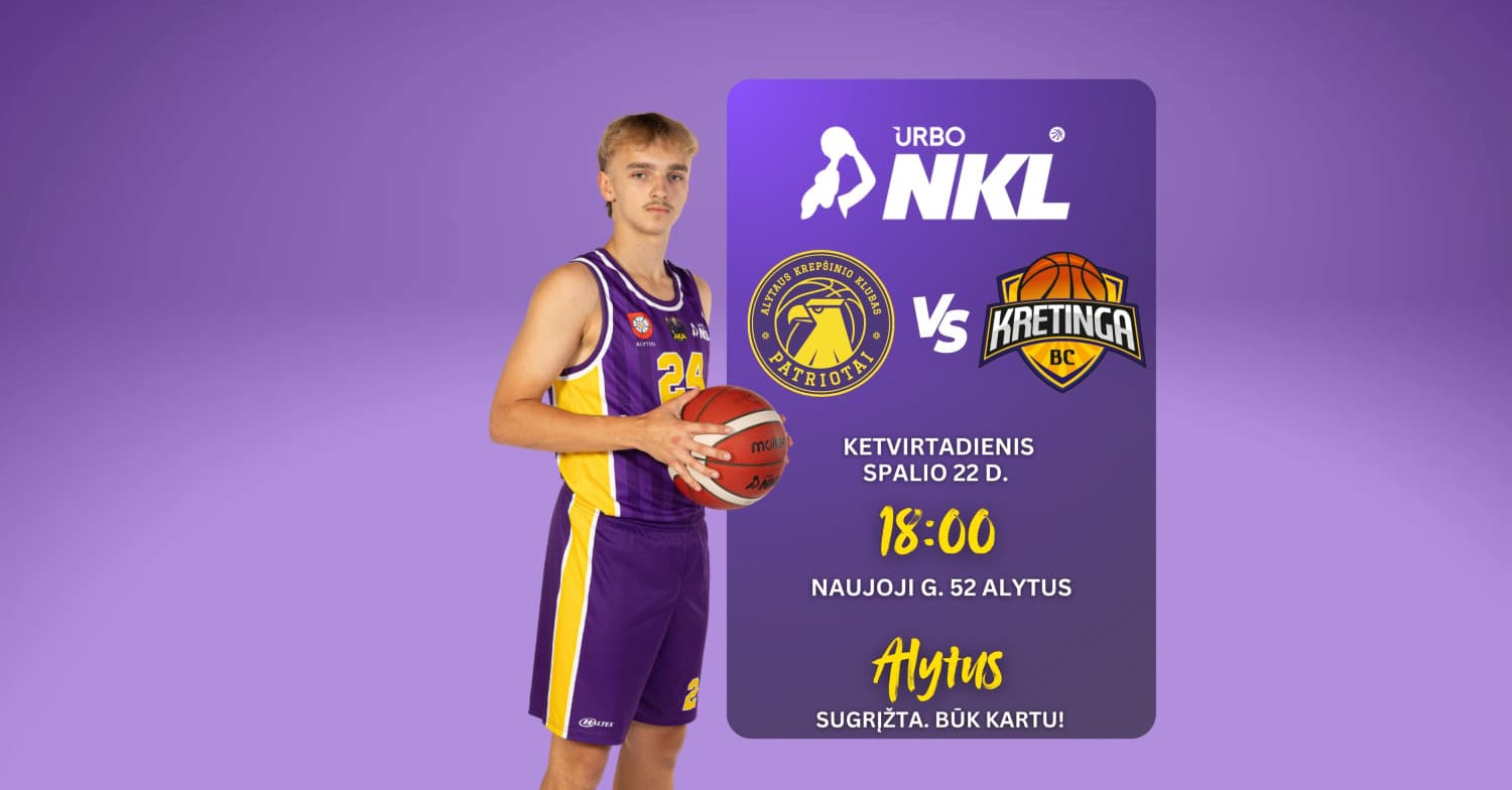 URBO-NKL: Alytaus "Patriotai" - Kretingos "Kretinga-FlexBlow"