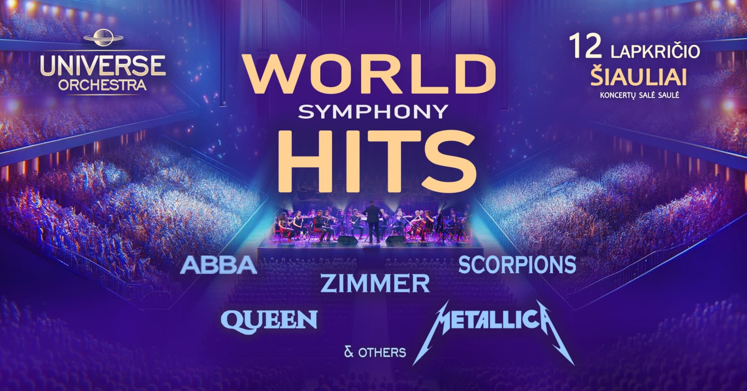 World Hits Symphony | Universe Orchestra | Šiauliai