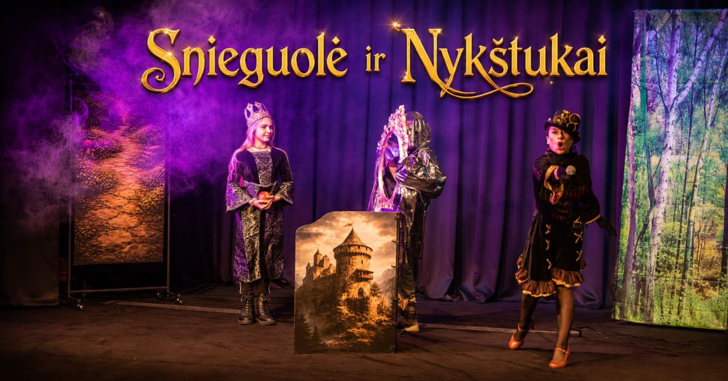 Spektaklis vaikams "Snieguolė ir Nykštukai"