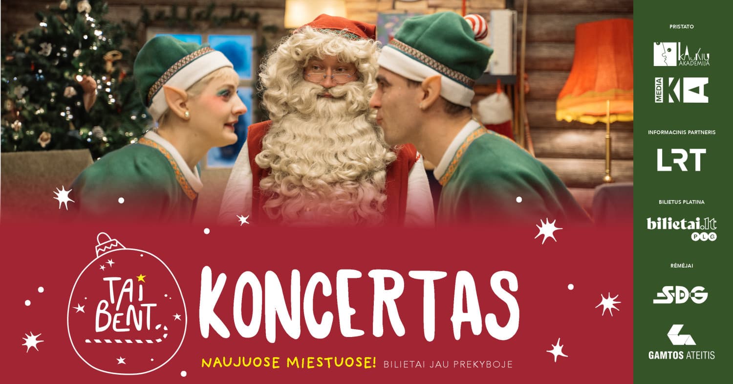 TAI BENT KONCERTAS - spektaklis visai šeimai | Ukmergė