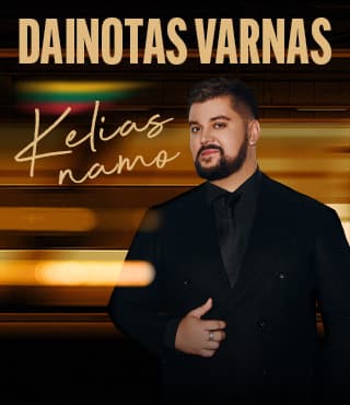 DAINOTAS VARNAS su grupe. Koncertinis turas ,,Kelias namo” / UTENA