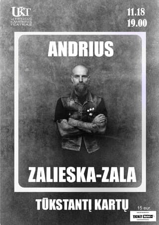 Andriaus Zalieskos-Zalos koncertas “TŪKSTANTĮ KARTŲ”