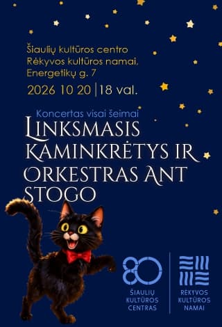 Koncertas visai šeimai „Linksmasis kaminkrėtys ir orkestras ant