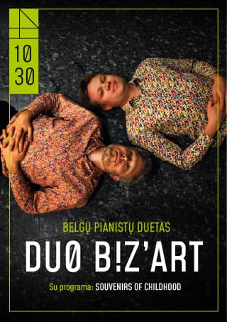 Fortepijono virtuozų duetas iš Belgijos „Duo b!zart“